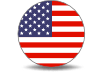 Circular flag USA